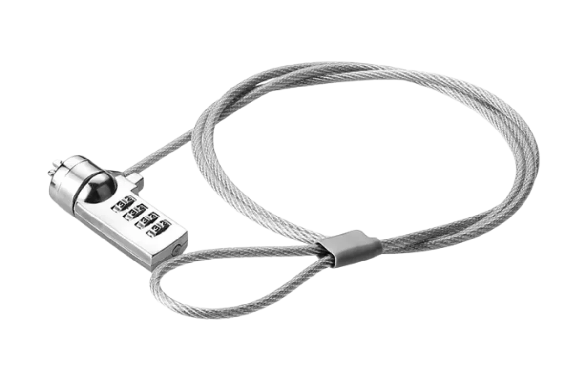 An image of cable locks with a 3-digit code